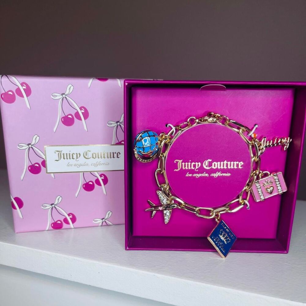 Juicy-couture Women's Gold and Pink Jewellery